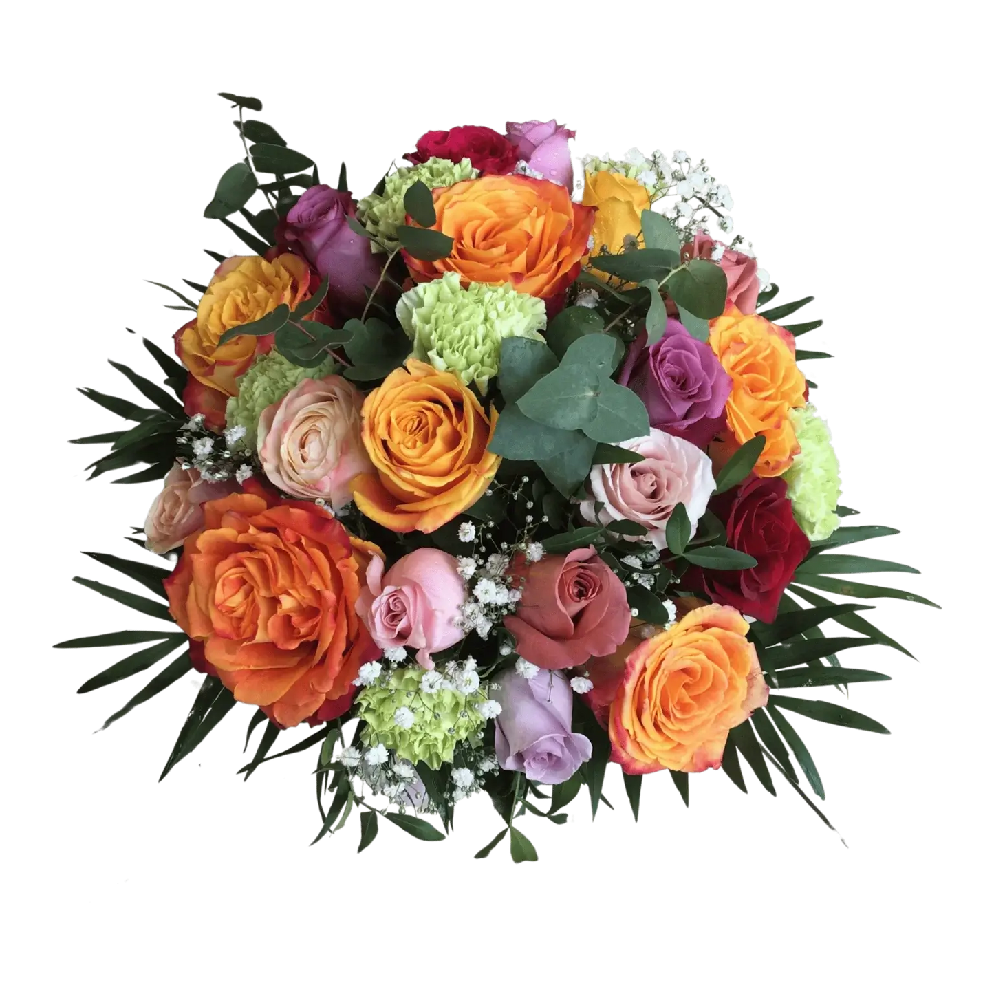 Bouquet Dianthus multicolore, Halle Brauhauban Tarbes 65 Hautes-Pyrénées