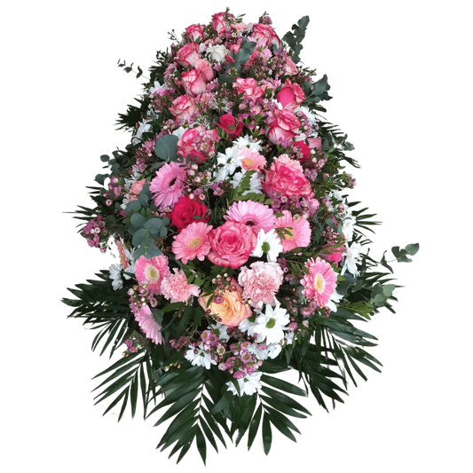 Dessus cercueil Émotion rose, Halle Brauhauban Tarbes 65 Hautes-Pyrénées