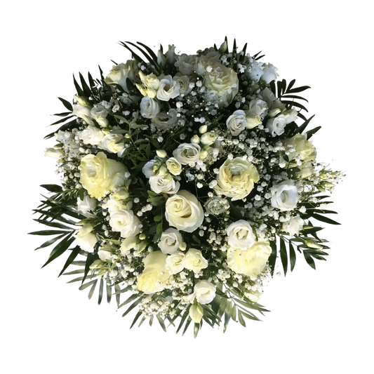 Coussin Grâce blanc-vert, Halle Brauhauban Tarbes 65 Hautes-Pyrénées